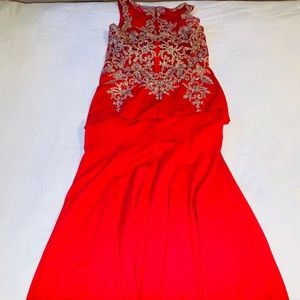 Red Ball Gown